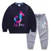 Conjunto de Ropa Infantil Transfronterizo Nuevo Primavera y Otoño 2026: Conjunto de Dos Piezas de Sudadera y Pantalón Largo para Niños, Atuendo de Algodón de Manga Larga para Bebé de Exportación