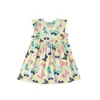 26 Moda Europea y Americana de Verano Nuevos Vestidos para Niñas Encaje de Dibujos Animados Vestidos Infantiles Vestidos de Princesa Vestidos Infantiles de Cuello Redondo