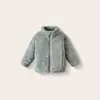 Abrigo Peludo para Niños Otoño Invierno Bebé Felpa Estampado Leopardo Parte Superior Niños Invierno Cálido Ropa de Algodón Invierno Niñas Ropa de Algodón