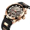 BIDEN relojes para hombre al por mayor con correa de silicona reloj de cuarzo reloj de hombre casual de negocios OEM personalizado