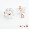 Hebilla de plato de jade sintético cheongsam traje Tang Hanfu botón Hebilla de botón de vidrio de loto estilo nacional traje antiguo traje étnico
