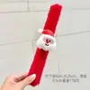 Anel de Pressão de Natal Pulseira Infantil de Natal Pingente Anel de Pressão de Pelúcia Acessórios do Papai Noel