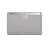 Funda de cuero PU impresión LOGO tarjeta espejo no roto espejo metálico espejo de maquillaje portátil actividades regalo acero inoxidable