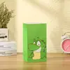 Saco de Papel com Estampa de Animal Desenho Logo Sacola de Papel Kraft para Atacado Sacola de Compras com Adesivo Embalagem Sacola de Presente