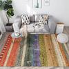Alfombra de estilo étnico marroquí para sala de estar, mesa de centro, manta, área grande, dormitorio, retro, bohemio, tapete debajo de la cama