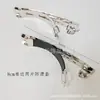 Pinza de Resorte Estilo Coreano de 8-10cm Pinza Ancha de Dos Piezas Estilo Coreano Pinza Banana de París Venta al por Mayor Pinza para el Cabello DIY