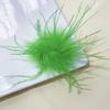 Suqi Moda Retro Vestido de Fiesta Banquetes Broche Corsage Pluma Natural Pluma de Avestruz Broche de Navidad Hecho a Mano