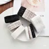 Cinta de Tela de Felpa a Cuadros de Cebolla Blanca y Negra Accesorios para el Cabello Hechos a Mano Pasador de Moño de Bricolaje Material de Cuerda para el Cabello Otro Ninguno