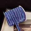 Cinturón de terciopelo de cebolla de color DIY moño dorado y plateado accesorios para ropa cinta cinta de doble color brillante venta al por mayor