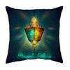 Almohada Clásica Luna Dorada Transfronteriza Cojín de Cintura Cojín Corto de Felpa Funda para Cojín de Sofá Linterna Regalo de Vacaciones Venta al por Mayor