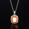 2024 Nuevo Joyería Huabi Diamante de Alto Carbono Corte Flor de Hielo Incrustado en Cobre Retro Lujo Ligero Traje Liderazgo Femenino 10*12