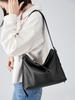 Bolso de Hombro de Cuero Genuino para Mujer 2026 Modelo Nuevo Bolso de Piel de Vaca de Primera Capa Bolso Cruzado Versátil Elegante Bolso de Axila para Mujer
