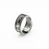 Anillo Retro de Plata Tailandesa Sutra del Corazón Anillo Pixiu Anillo Sapo Dorado Joyería para Hombre Anillo Joyería para Mano Venta al por Mayor