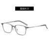 Nuevas gafas de moda anti-azul caja retro gafas patilla súper elástica cómodas TR90 gafas planas gafas para miopía