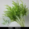 Estilo forestal flor verde boda nueva materiales de flor de boda decoración floral hojas de árbol artificiales plantas verdes hojas flores artificiales