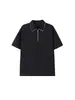 Camisa Polo Manga Curta com Gola Masculina Marca Moderna Verão Camiseta Solta Moda 2026 Simples Versátil Camiseta Top Casual
