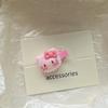 Lindo Suave Lindo Anillo para el Cabello de Gato Dulce Dibujo Animado Niña Corazón Intestino Delgado Anillo para el Cabello Estudiante Cuerda para el Cabello Tendón de Goma Accesorios para el Cabello