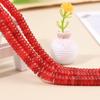 6*2mm Cuentas Espaciadoras de Ábaco de Jade de Cristal Natural Cuentas Sueltas DIY Pulsera Collar Espaciador Accesorios de Joyería Venta al por Mayor