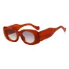 Gafas de Sol con Estampado de Leopardo para Mujer, Gafas Rectangulares de Moda, Estilo Callejero, Estilo de Celebridad de Internet de Alta Gama, Gafas de Sol Ins para Hombre