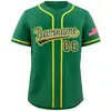 Camiseta de Béisbol con Impresión Digital 3D Americana para Hombre, Camiseta de Malla Caliente 2024, Comercio Exterior Transfronterizo, Camiseta de Béisbol de Manga Corta