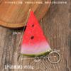 Modelo de fruta em miniatura de simulação de PVC morango laranja chaveiro pingente de bolsa brinquedo de casa de brincar de comida em miniatura