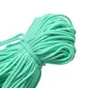 Corda Poliéster Colorida 5mm Núcleo Redondo Resistente ao Desgaste Corda de Amarração Corda para Tecido à Mão DIY Pingente de Chaveiro Criativo