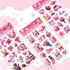Serie iridiscente y brillante de pegatinas reflectantes, pegatinas creativas de manualidades con temática de dibujos animados educativos y juegos de pegatinas para scrapbooking - directamente del fabricante