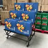 Prateleira Display Caixa de Presente Loja de Frutas Supermercado Rack Display Dobrável Prateleira Fruta Exterior Metal Leve