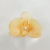 Flor Artificial Flor de Falenopsis Flor de Seda Tocado Pasador Adorno Hecho a Mano Serigrafía Flor Falsa Cabeza Caja de Dulces de Boda Cabeza de Flor