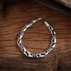 Pulsera Ancha para Hombre de Estilo Nuevo con un Diseño Generoso y Moderno, Artesanía Pesada, Estilo Europeo y Americano, Textura Incrustada de Diamantes, Venta Directa del Fabricante