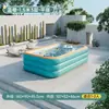 Piscina inflable de PVC para niños transfronteriza, piscina familiar grande para exteriores, piscina pequeña engrosada para bebés e infantes