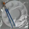 Paleta de Plástico para Pintura Flor de Ameixa Formato Pintura a Aquarela Óleo Acrílico Crianças Material de Arte para Aquarela Bandeja de Pintura