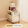 Estante de Almacenamiento para Mochilas Escolares, Carrito Móvil, Gabinete Deslizante Debajo del Escritorio, Estante para Libros, Uso en Casa para Guardar Mochilas Escolares