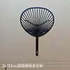 Ventilador de Publicidade com Cabo de Plástico, Ventilador Redondo de Mão, Cabo de Estrutura de Ventilador, Fornecimento Direto do Fabricante, Transparente em Branco para Pintura DIY Guka