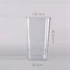Cubo de Flores Cubo de Cristal Transparente Cubo para Arreglos Florales Embalaje de Flores Cubo de Flores Hogar Vidrio Flor Rosa Tienda de Flores Cubo de Flores