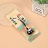Pingente Criativo Gato da Sorte Pintado Estilo Japonês Sino de Vento Amuleto Decoração Pendente Sorte Fofo Chaveiro de Celular