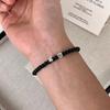Pulsera de cuentas de mariposa de estilo frío para mujer, estilo retro, sencillo, de verano, de alta calidad, combina con todo, diseño de nicho de moda.