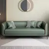 Alquiler de apartamento pequeño con sofá, sala de estar, apartamento moderno sencillo, sofá pequeño doble duradero, dormitorio para tres personas