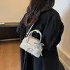 Bolso de Moda Nuevo 2026 con Acabado de Lujo, Bolso con Lazo para Mujer, Bolso Tipo Bowling Primavera y Verano, Bolso Cruzado Versátil