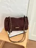 Bolso bandolera retro color Maillard de gran capacidad para mujer, súper popular, versátil, bolso de hombro, moda, para el trabajo, bolso cruzado