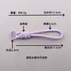 Lanyard de nudo de diamante de bucle colorido personalizado por el fabricante para botella de agua, lanyard de bucle de resorte colorido para taza térmica, llavero, lanyard para teléfono