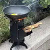 Novo Fogareiro Foguete Dobrável para Exterior para Acampamento, Piqueniques, Viagens, Fogareiro Portátil a Lenha Montado no Carro, Pesca e Aquecimento