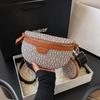 Moda Internet Tendência Bolsa de Peito Ins Bolsa 2025 Primavera e Verão Novo Ombro Feminino da Moda Transversal Casual Combina com Tudo Pequena Bolsa de Cintura