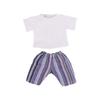 Ropa para muñeca American Girl de 18 pulgadas, camiseta más shorts, traje casual, accesorios para muñeca