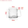 Taza de Vidrio con Asa para el Hogar, Taza para Bebidas de Jugo, Taza de Cerveza, Taza de Té para la Oficina, Vaso de Agua de Alto Valor