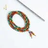 Venta directa de fábrica de pulseras de cuentas de incienso hechas a mano, pulseras de patrimonio cultural inmaterial, collares de pan de oro, anillos lisos y joyería de moda para transmisiones en vivo