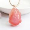 Pingente de Ágata Pixiu Fonte Natural de Sal Guan Yu Ornamento de Pedra Preciosa Joia Transmissão ao Vivo Dropshipping S2050203