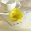 Cabeza de flor de amapola artificial de 7.5CM material para peinado de horquilla DIY accesorio para tocado broche para ropa accesorio para sombrero