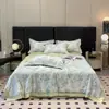 Nuevo Estilo Colcha de Verano de Tencel Lavado Juego de Cuatro Piezas, Colcha de Verano de Seda Fresca, Colcha de Aire Acondicionado, Colcha Fina de Regalo de Verano, Dropshipping
