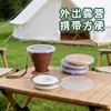 Copo de Água Dobrável Portátil, Copo Dobrável de Viagem, Camping Viagem Outdoor Resistente a Altas Temperaturas Silicone de Grau Alimentício Copo de Água Dobrável